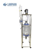 50L Laboratory Glass Double Layer Stirring Reactor